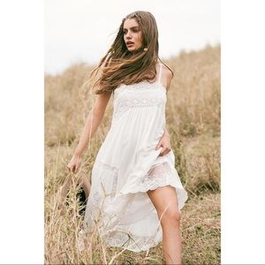Spell Designs White Peaches Slip dress